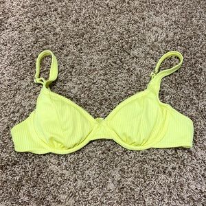 Yellow swim top!